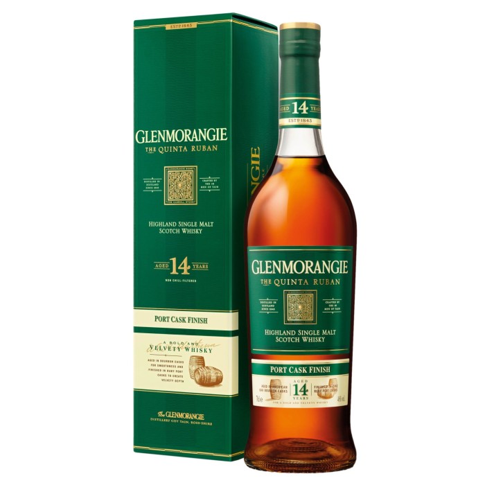 BT70 Whisky Glenmorangie 14yo Quinta Ruban New Label