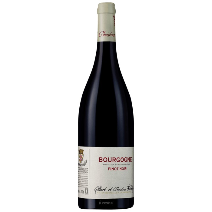 BT75 Bourgogne Pinot Noir Domaine Gilbert et Christine Felettig 2019