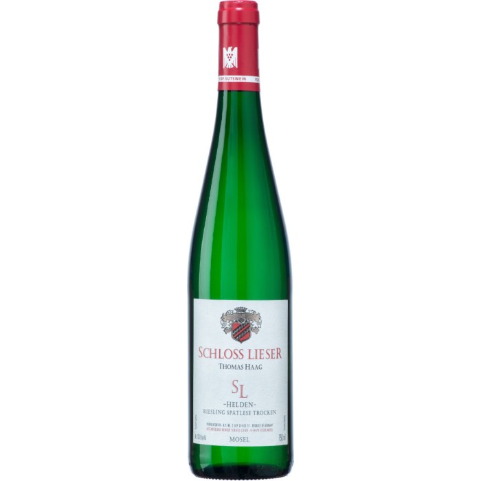 BT75 Riesling N.Helden Spatlese Schloss Lieser Thomas Haag 2021