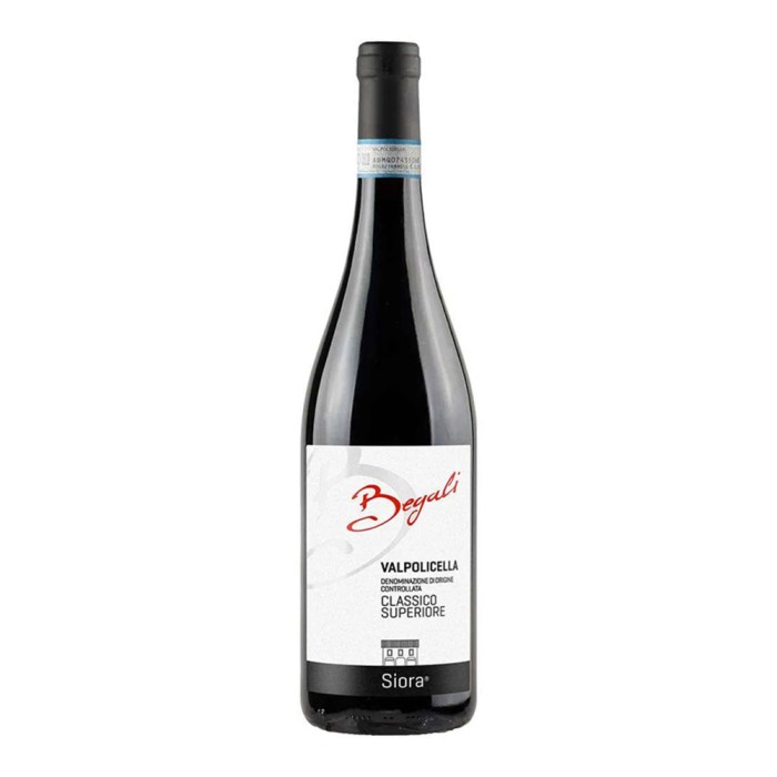 BT75 Valpolicella Classico SuperiorSIORABegali Doc 2021