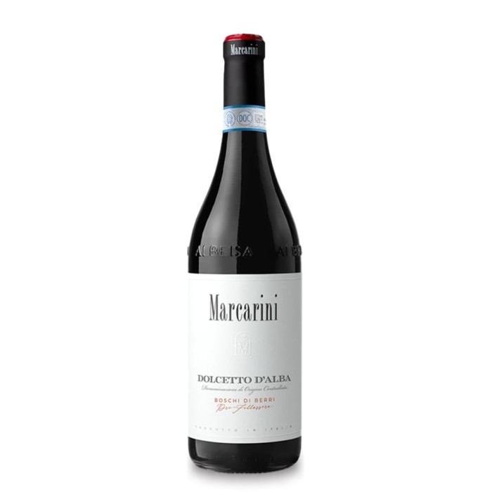 BT75 Dolcetto D'Alba B.de Berri Piede Franco Marcarini 2023
