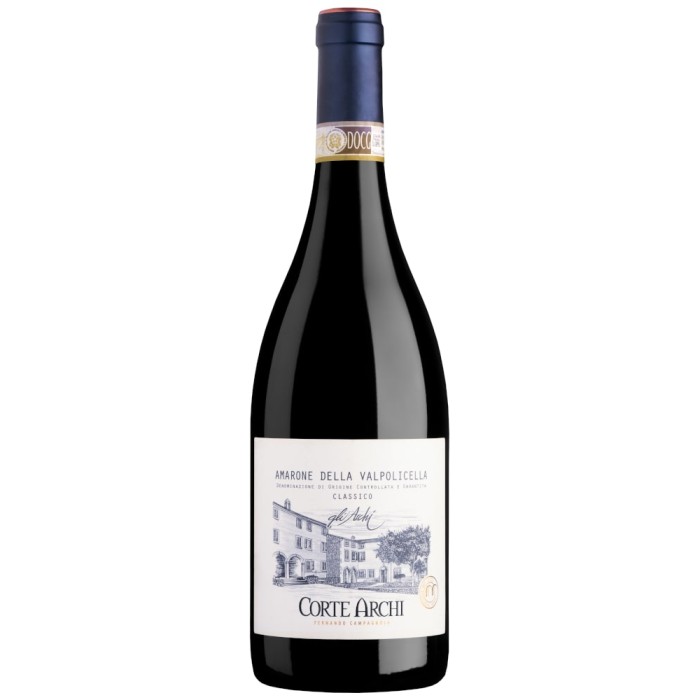 BT75 Amarone della Valpolicella Classico Gli Archi Docg 2021 Corte Archi