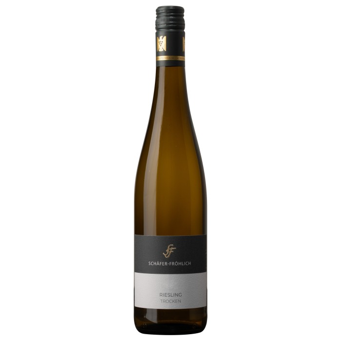 BT75 Riesling Trocken - Schafer Frohlich 2024