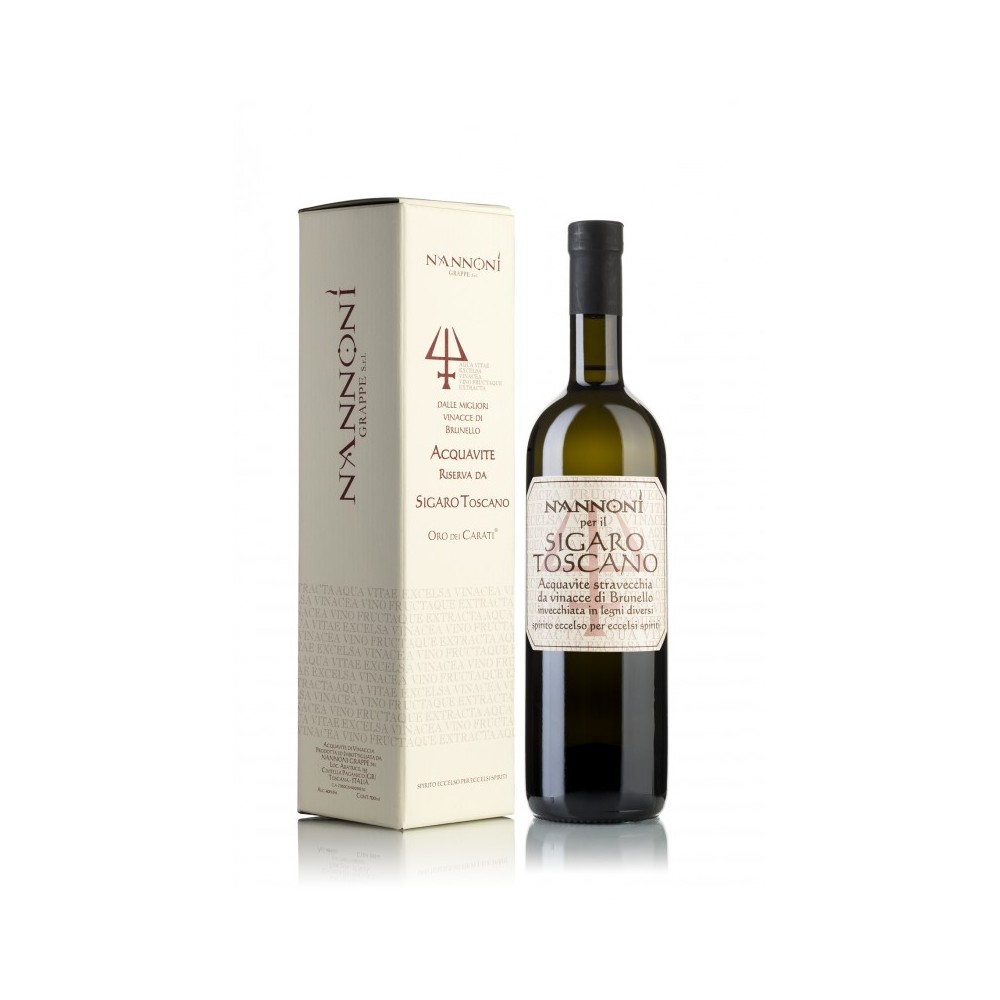 BT70 Acquavite Vinacce di Brunello Sigaro Toscano Nannoni