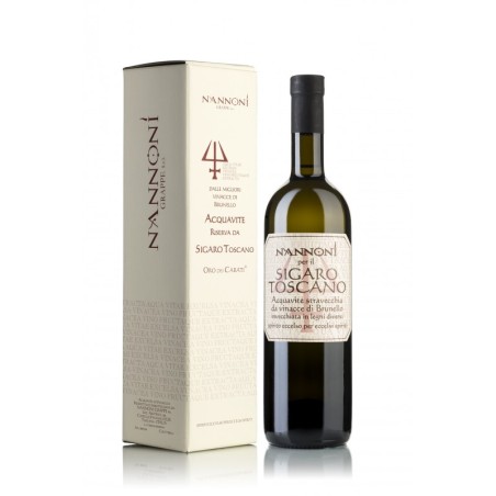 BT70 Acquavite Vinacce di Brunello Sigaro Toscano Nannoni