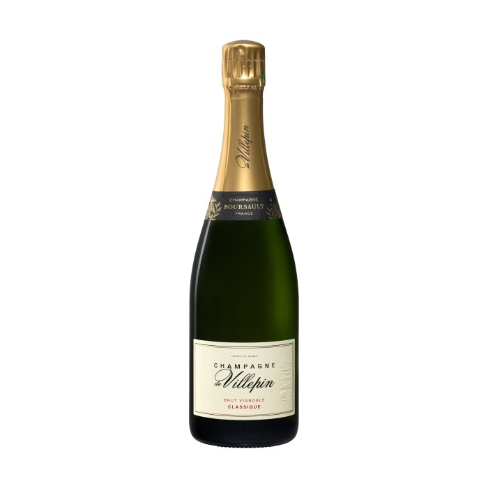 BT75 Champagne De Villepin Brut Vignoble Classique