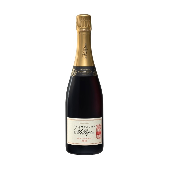 BT75 Champagne De Villepin Brut ROSE 12 Pac Vignoble Classique