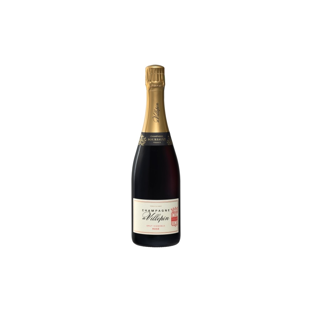 BT75 Champagne De Villepin Brut ROSE 12 Pac Vignoble Classique