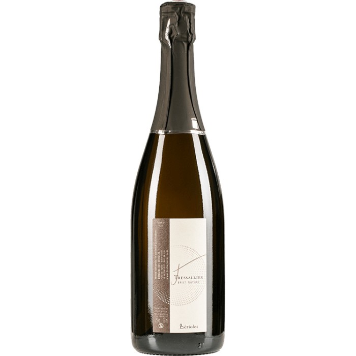BT75 Tressallier Brut Nature Domaine Des Berioles 2022