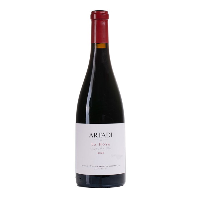 BT75 Vino Tinto La Hoya Bodega Artadi 2023