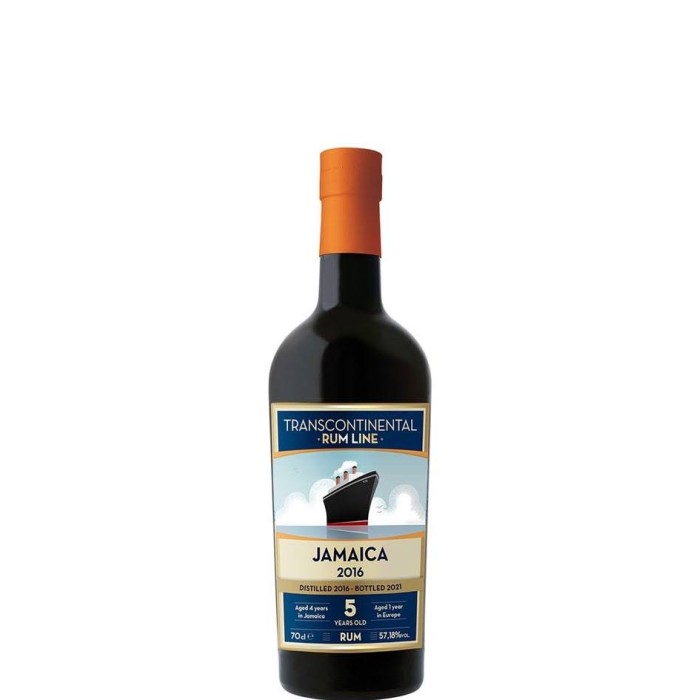 BT70 Rum Transcontinental 5yo 57,18° Jamaica 2016